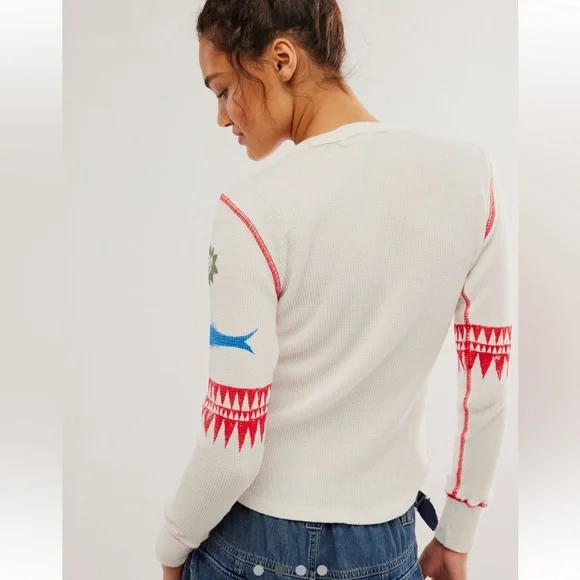 MOTHER Itty Bitty Goodie Thermal Tee - Picture 4 of 8